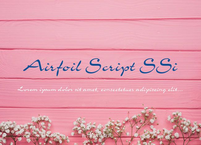 Airfoil Script SSi example